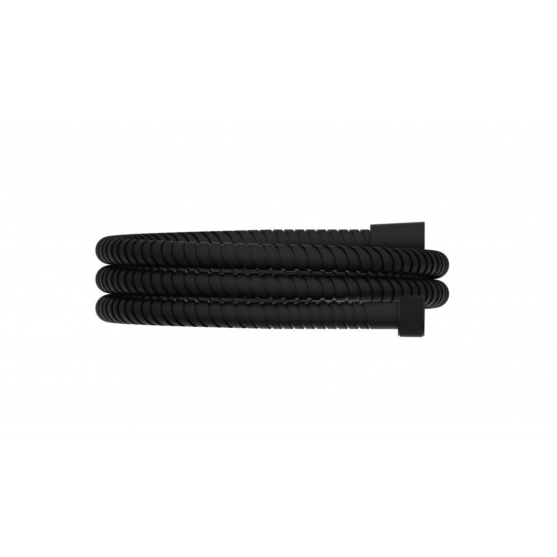 JM150MKCRPLUS-B Shower hose 150 cm, stainless steel, black matt vue 3
