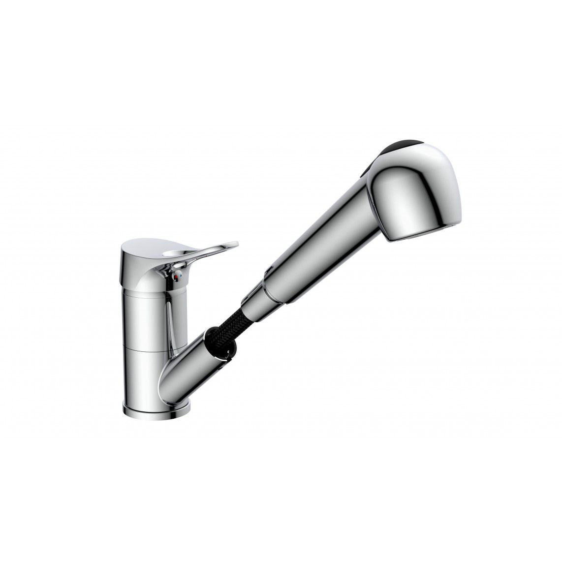 NI183VECR-LP VERONA Sink mixer low pressure, chrome, with pull-out sprayer vue 4