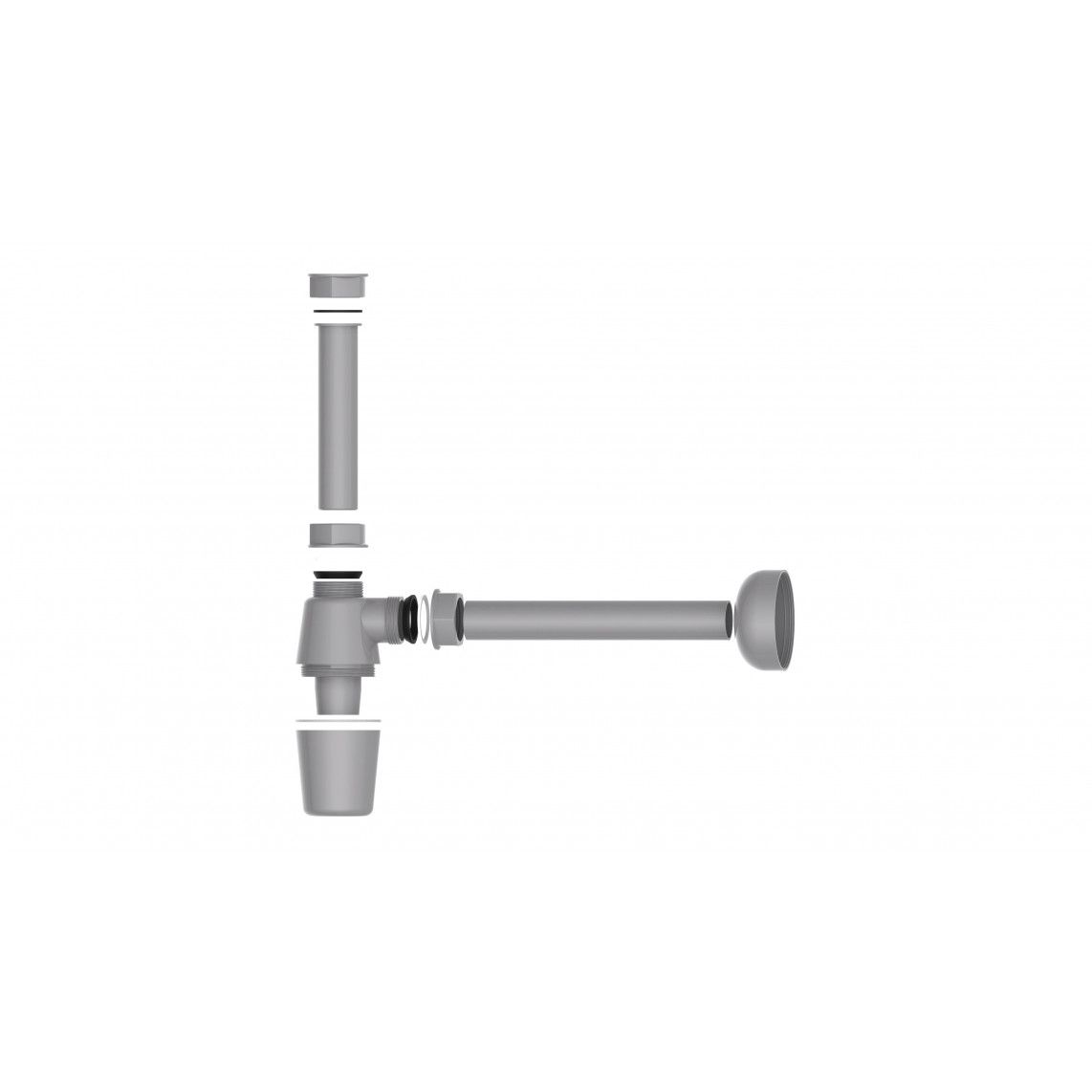 98803049 ECO-SAVE KS siphon à bouteille, Gris, 1 1/4"x32 mm vue 4