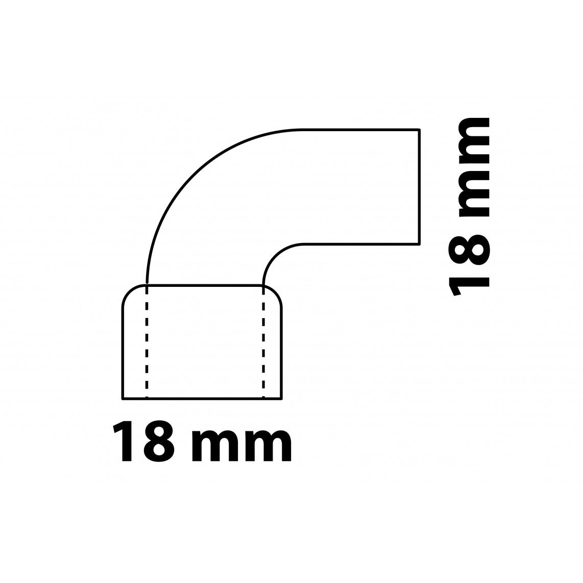 989263055 Angle 90°, copper solder fitting, 18 mm, 1 socket vue 3