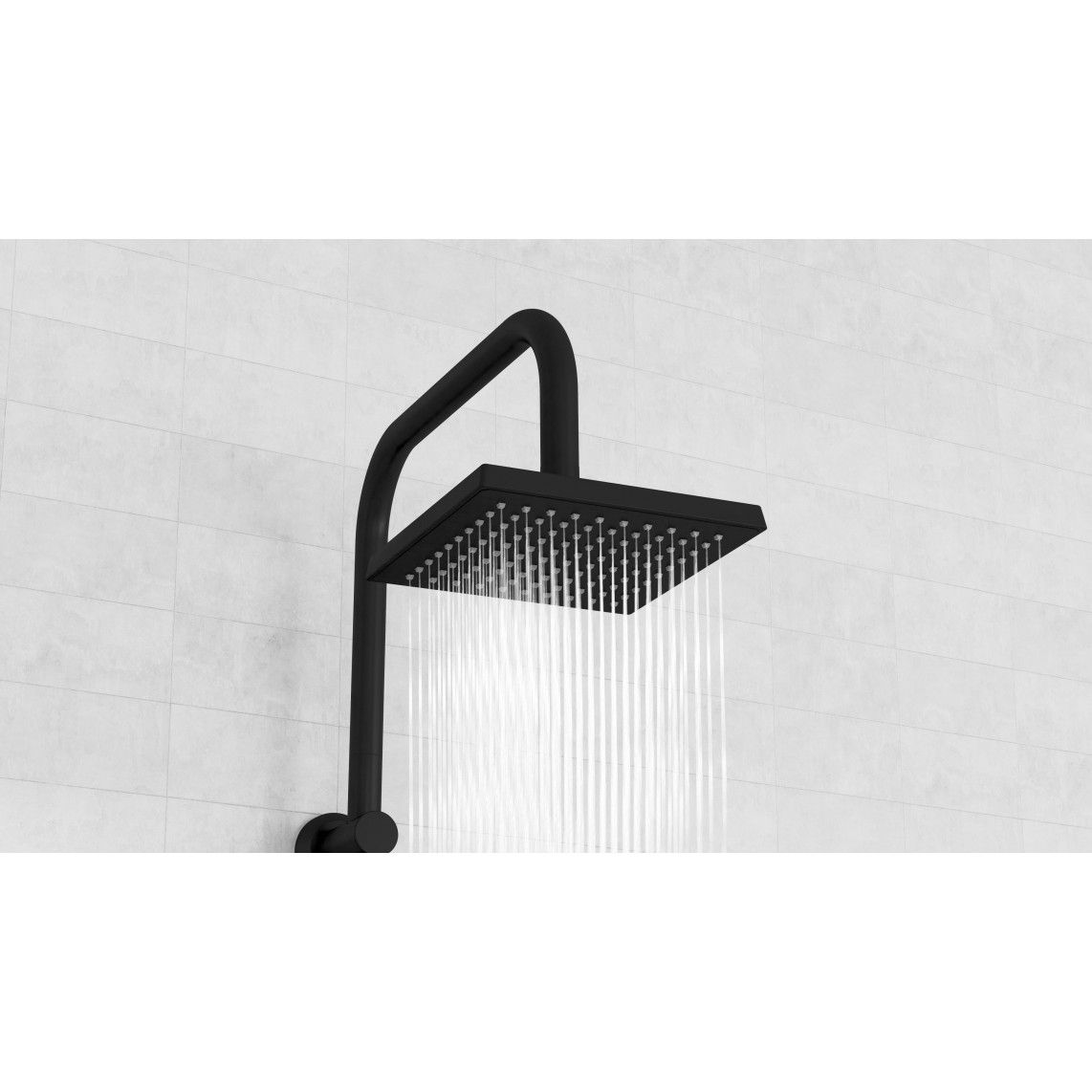 DX12004BL EASY ENERGY Set douche de pluie, noir mat vue 10