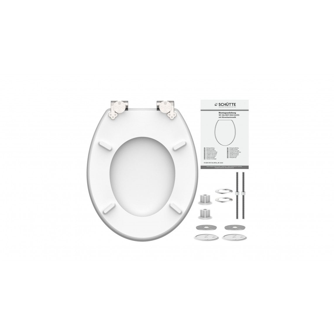 80545 abattant WC en MDF HG DIAMOND, avec frein de chute vue 7