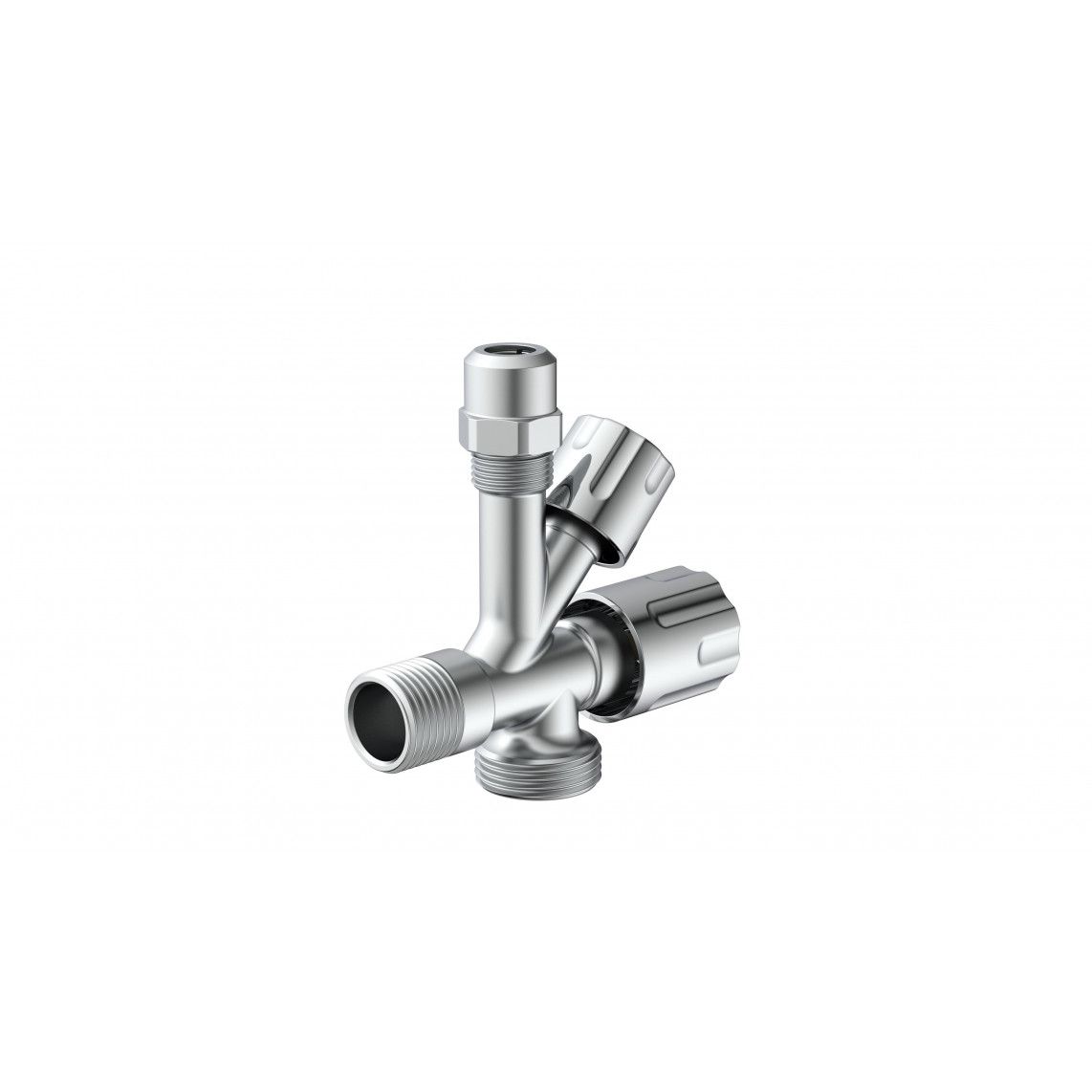 98480090 Vanne d'angle pour appareil, 1/2" M x 3/4" M x 3/8" M x 10 mmQ vue 5