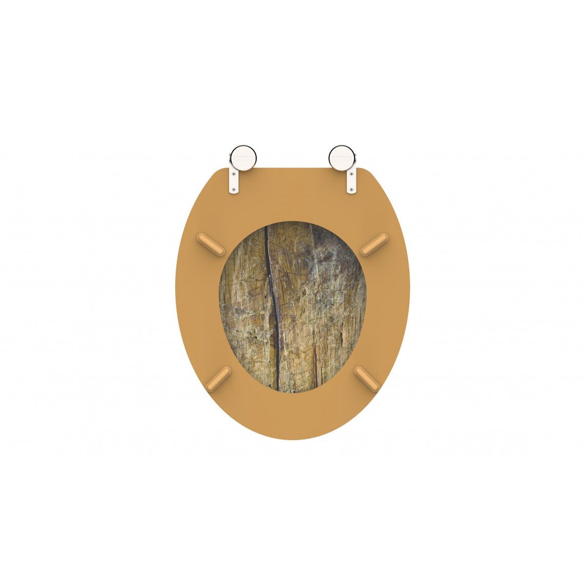 80024 MDF Toilet seat SOLID WOOD vue 5