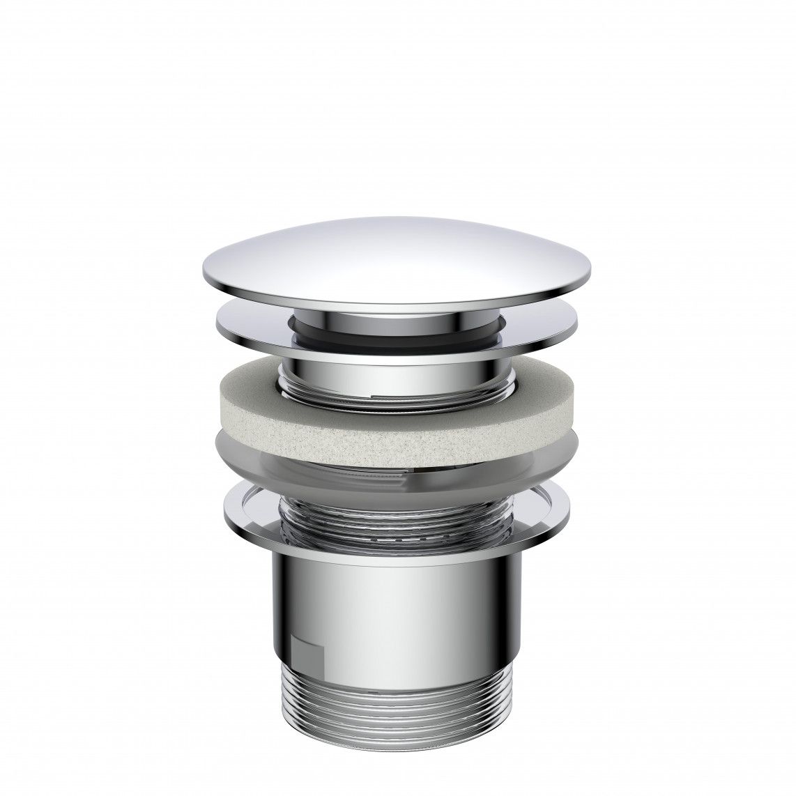 98807330 DAV-1WK vanne d'évacuation, chromé, 1 1/4" x 65 mm vue 2