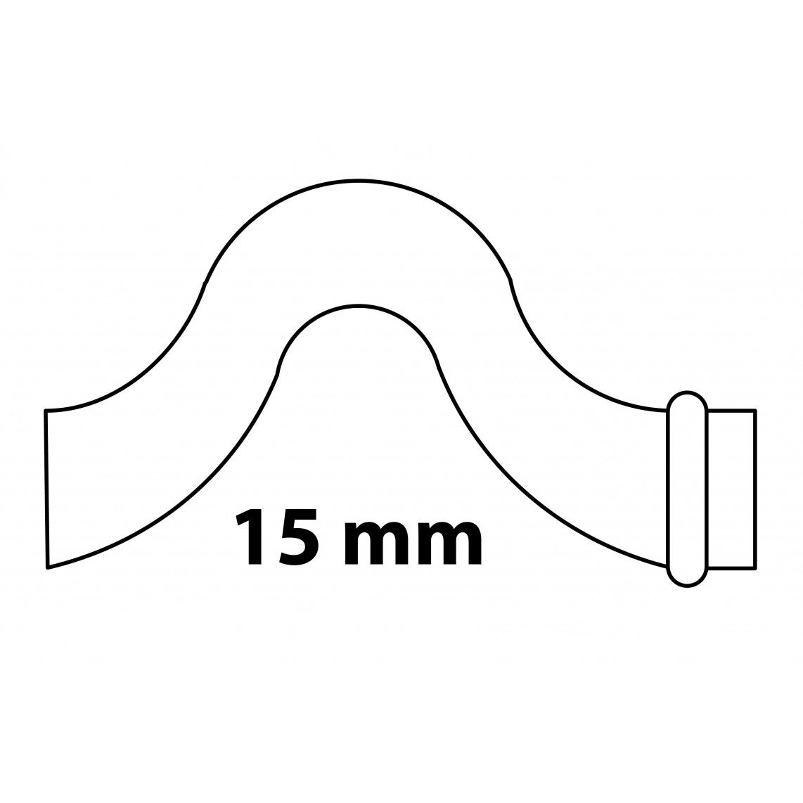 988629054 CU coude croisé, vierge, 15 mm, 1 manchon, (P5086) vue 3
