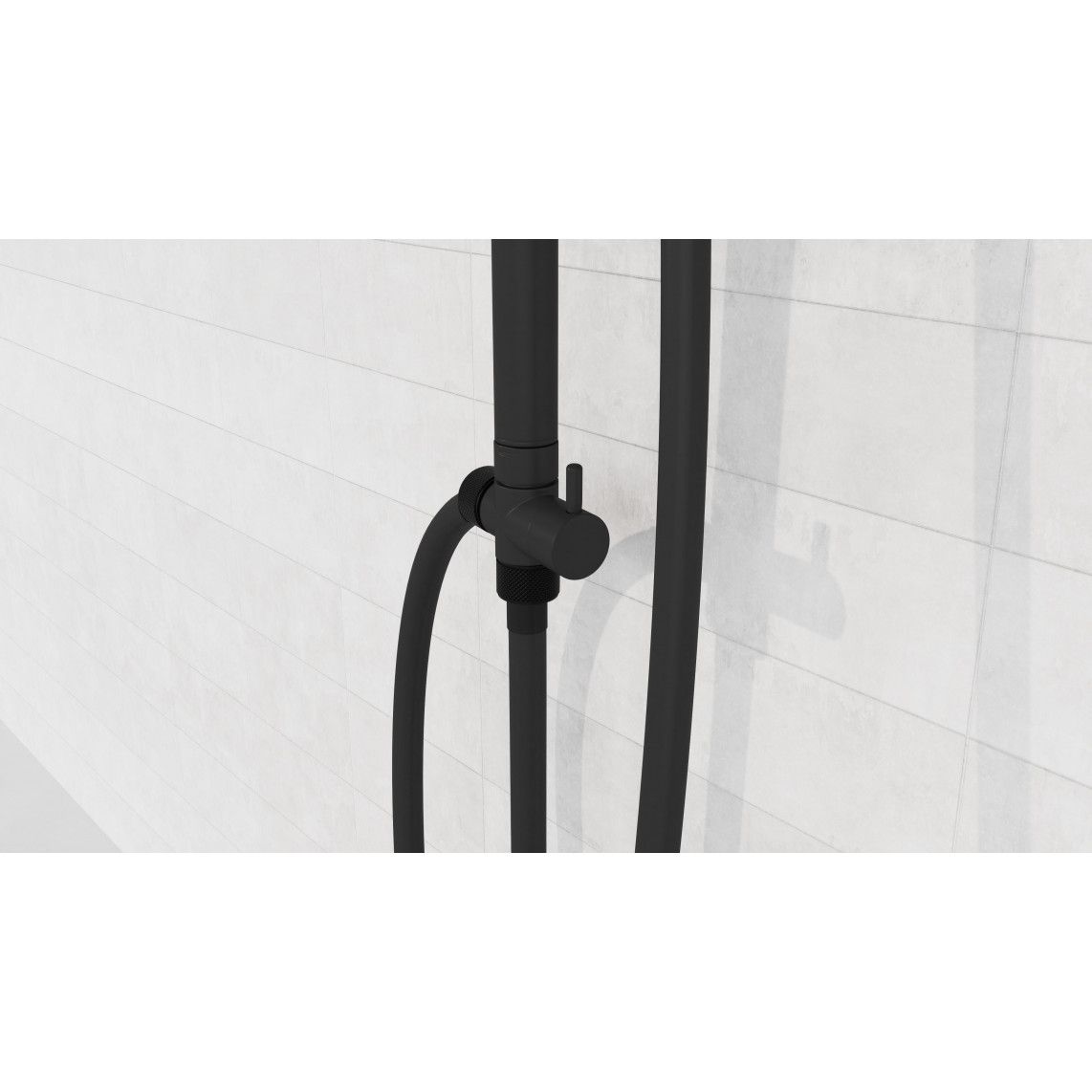 DX12004BL EASY ENERGY Set douche de pluie, noir mat vue 9