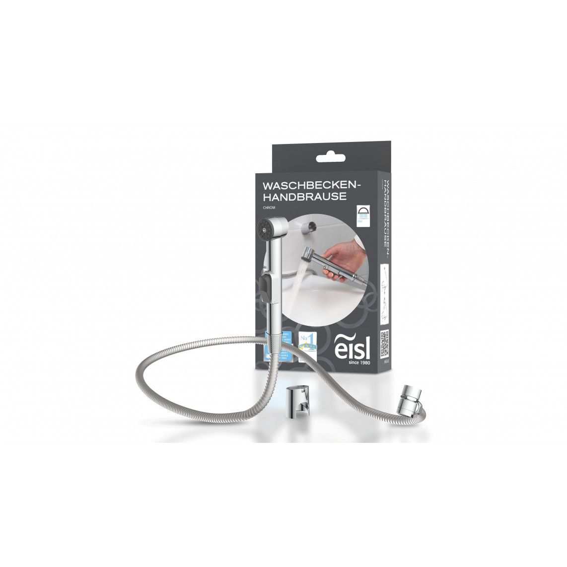DX22 Wastafel handdouche set, chroom vue 6