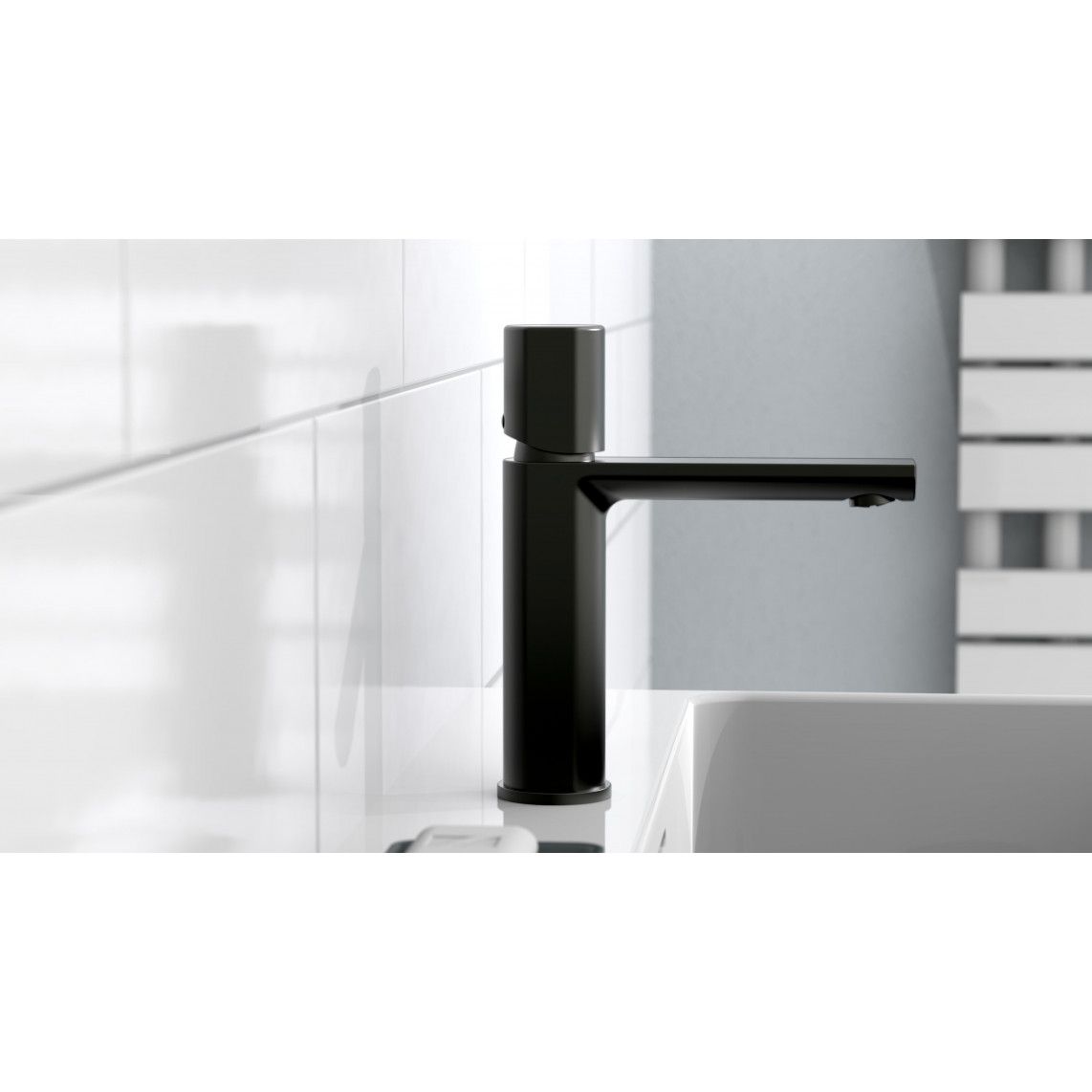 33616 NEW YORK Mitigeur lavabo, noir mat vue 9
