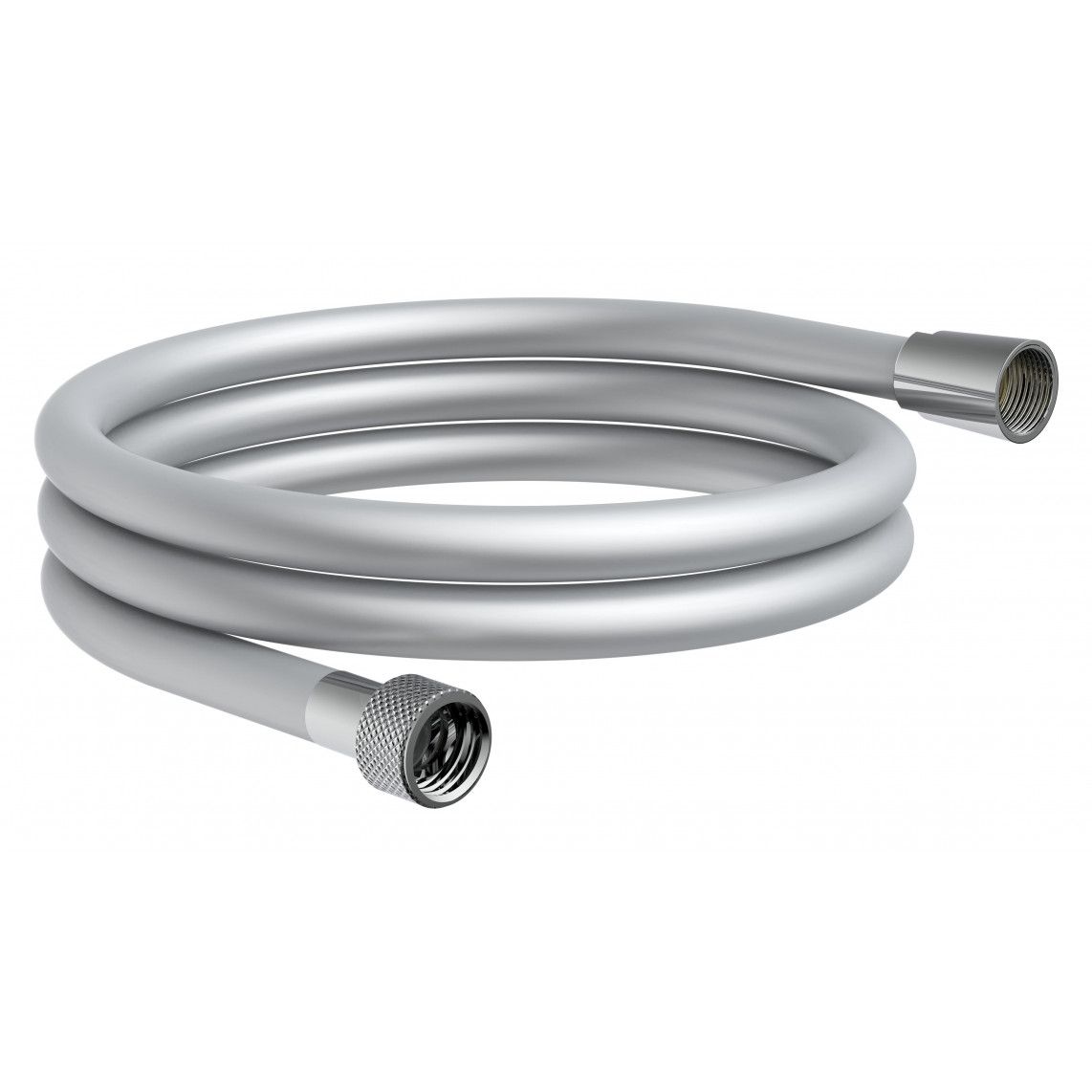 63981 Shower hose 150 cm, PVC, silver vue 2