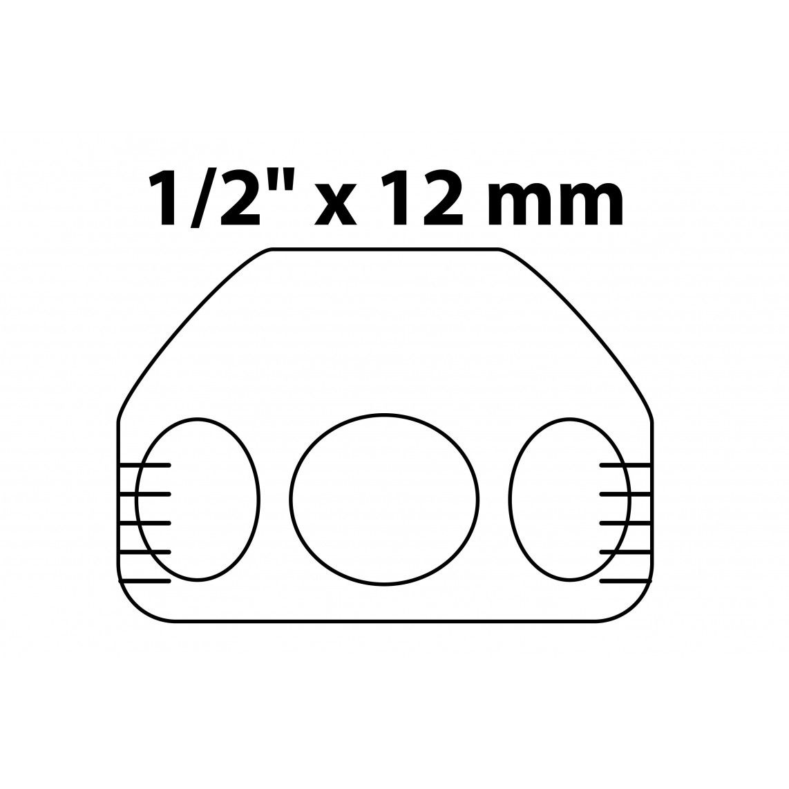 986273648 Crimp fitting wrap, brass, chrome, 1/2" x 12 mmQ vue 2
