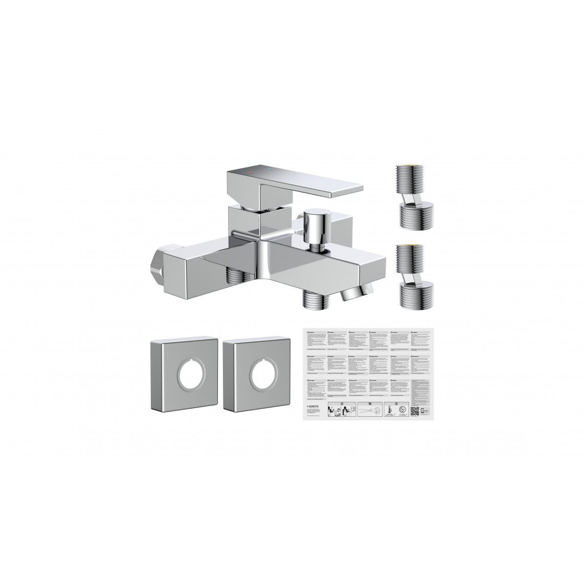 24130 TOKYO II Bathtub mixer, chrome vue 6