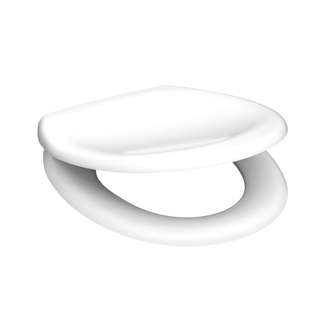 82600 abattant WC en Duroplast WHITE, PREMIUM, avec frein de chute et déclipsable vue 3