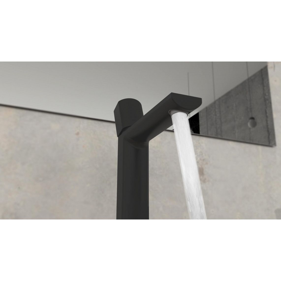 33616 NEW YORK Mitigeur lavabo, noir mat vue 8