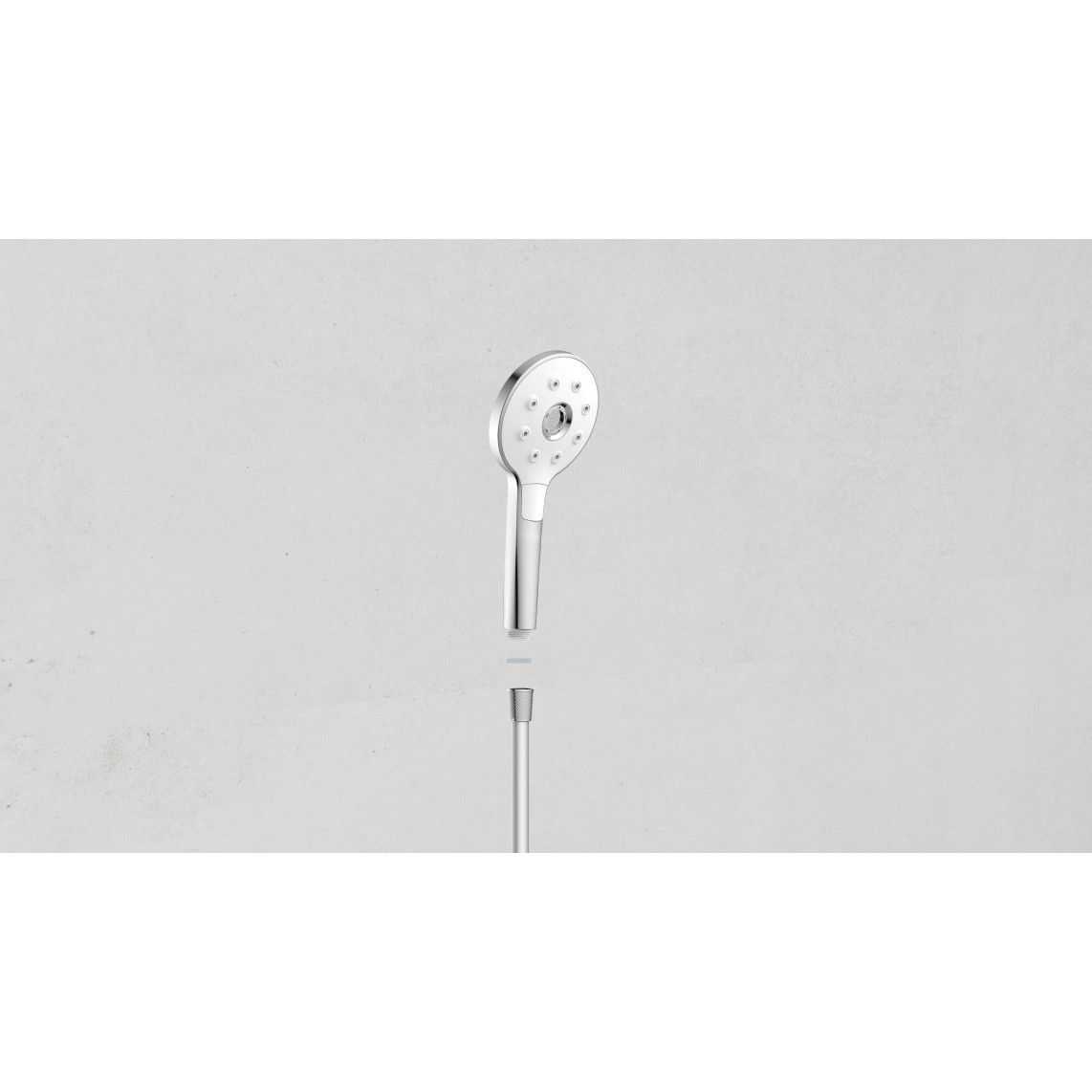 60840 PERUZZI Handdouche, chroom/wit vue 5