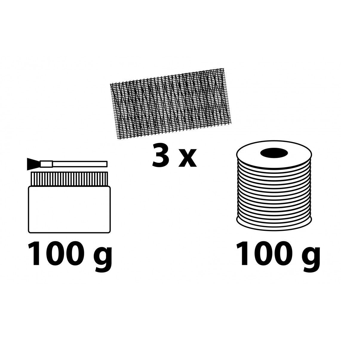 98916010 Soldeerset (soldeertin/soldeervloeistof/reinigingsvlies/soldeerinstructie) vue 2