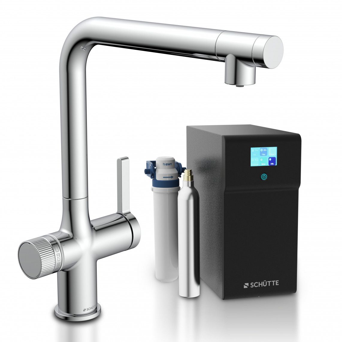 99900 AQUASTAR PREMIUM spoelwater mengkraan plus koel- en filtersysteem, chroom vue 11