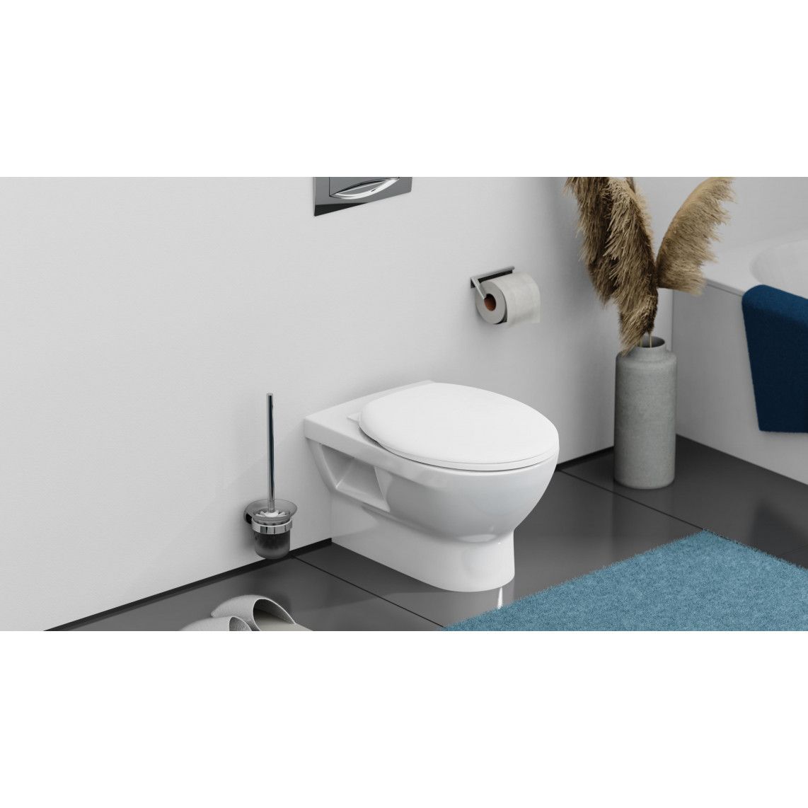 10220 abattant WC en Duroplast, blanc, avec frein de chute vue 11