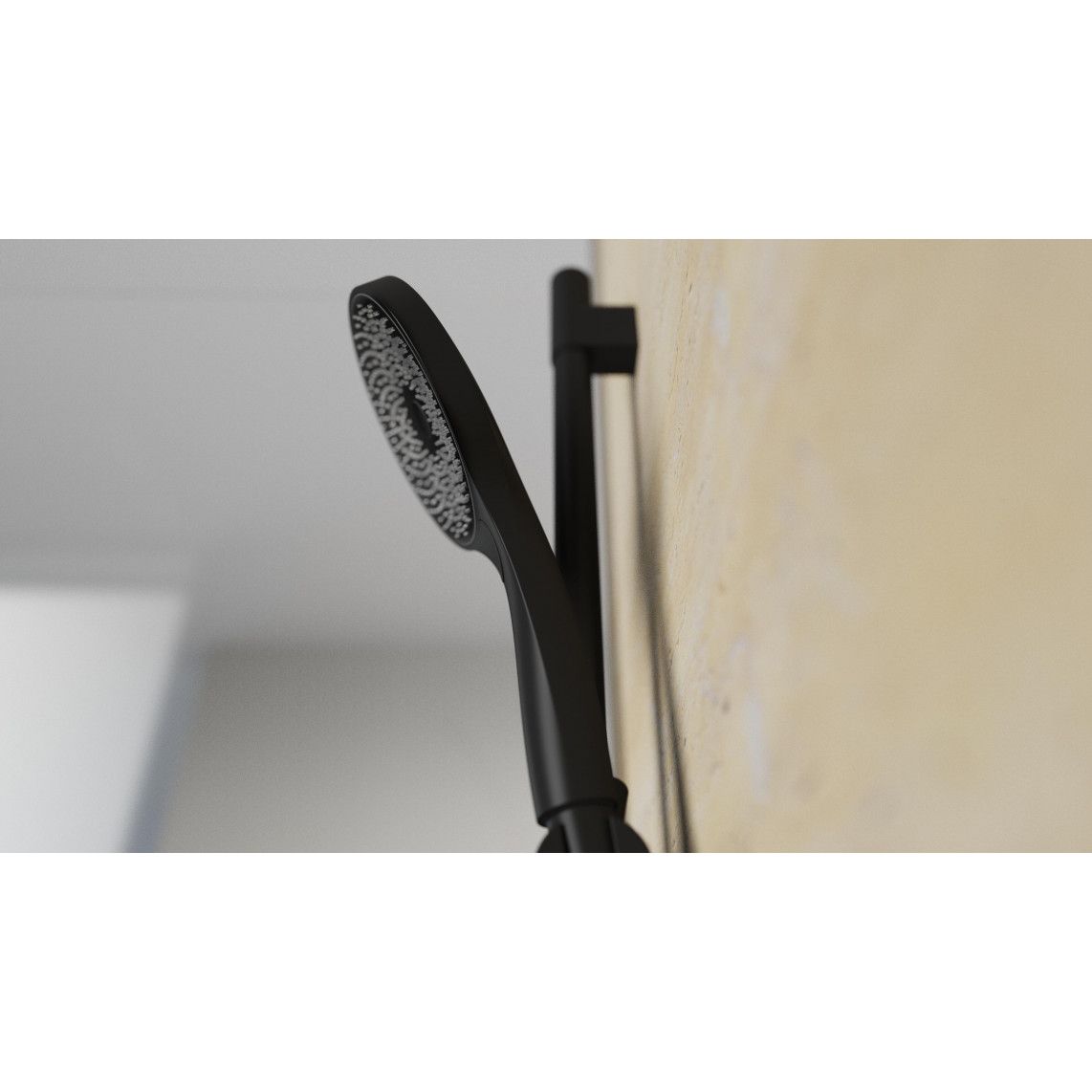 64996 CAPRI Set barre de douche, noir mat vue 7